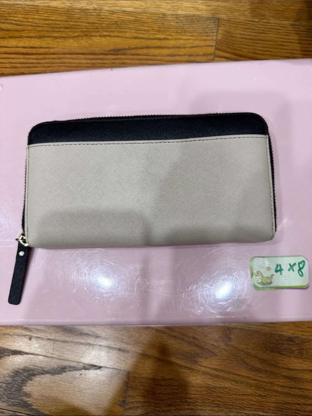 kate spade Black and Cream Staci Colorblock